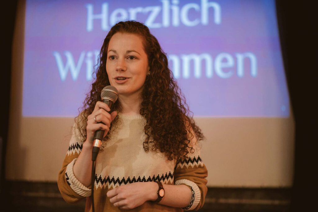 Julia Söhne am Wahlabend der OB-Wahl 2018 in Freiburg