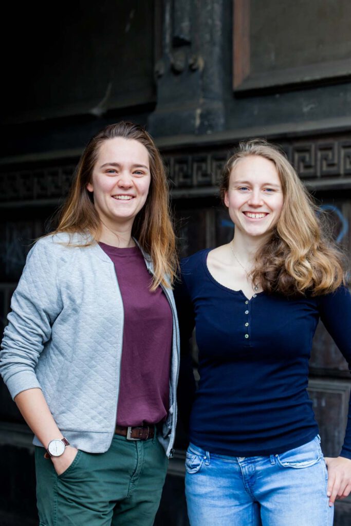 Marili Wollgarten & Julia Barkowski, Unterstützerinnen der SPD-Bundestagskandidatin Julia Söhne für den Wahlkreis Freiburg & Region